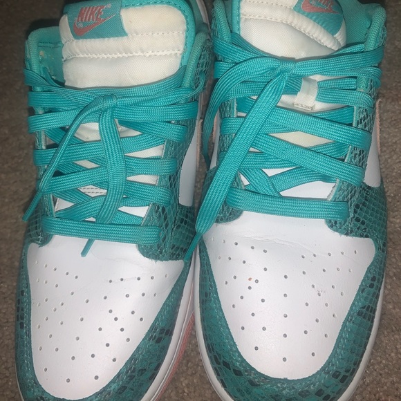 Dunk lows aqua snakeskin - Picture 1 of 2